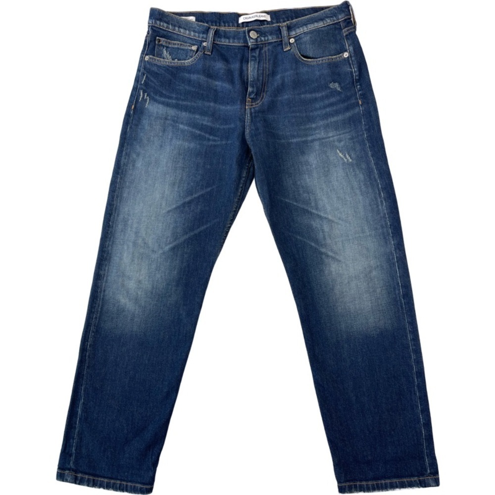 ✅ Calvin Klein woman’s premium italian denim ckj 061 mid rise boy jeans 30 x 30